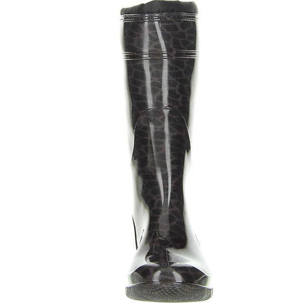 Damen Wasserdichte Gummistiefel Winterstiefel Gefüttert Leopard - Braun 6 Damen Wasserdichte Gummistiefel Winterstiefel Gefüttert Leopard - Braun – Bild 4