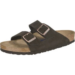 Birkenstock Arizona Weichbettung Veloursleder Pantoletten Normal