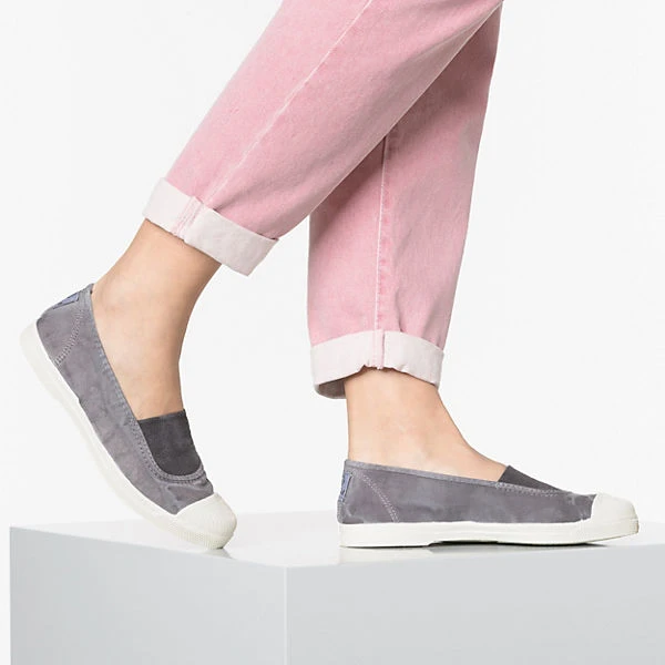 NATURAL WORLD Old Apricot Sportliche Ballerinas - Grau Modell 1 4 NATURAL WORLD Old Apricot Sportliche Ballerinas - Grau Modell 1 – Bild 2