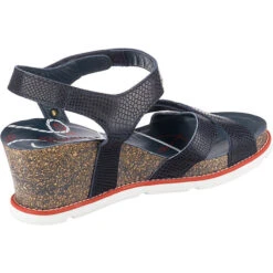 Panama Jack Vieri Navy Keilsandaletten - Dunkelblau -Schuhserien Laden 14017818 05