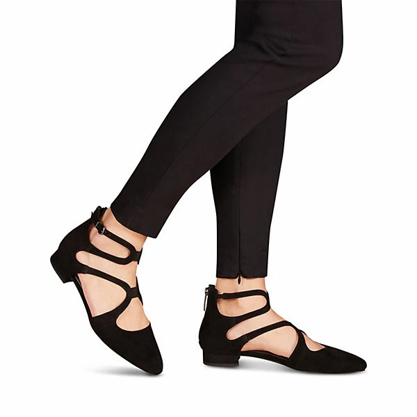 Tamaris Sandale Spangenballerinas - Schwarz 5 Tamaris Sandale Spangenballerinas - Schwarz – Bild 3