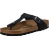 Birkenstock Gizeh Nubukleder Geölt Zehentrenner Normal - Schwarz Modell 1 -Schuhserien Laden 17535688 01