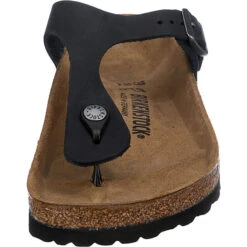 Birkenstock Gizeh Nubukleder Geölt Zehentrenner Normal - Schwarz Modell 1 -Schuhserien Laden 17535688 04