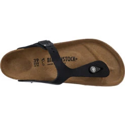 Birkenstock Gizeh Nubukleder Geölt Zehentrenner Normal - Schwarz Modell 1 -Schuhserien Laden 17535688 06