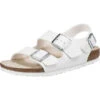 Birkenstock Milano Bs Komfort-Sandalen Schmal - Weiß 2 Birkenstock Milano Bs Komfort-Sandalen Schmal - Weiß -Schuhserien Laden 17536205 01