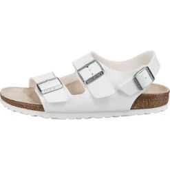 Birkenstock Milano Bs Komfort-Sandalen Schmal - Weiß -Schuhserien Laden 17536205 03