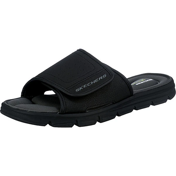 Skechers Wind Swell Komfort-Pantoletten - Schwarz 3 Skechers Wind Swell Komfort-Pantoletten - Schwarz