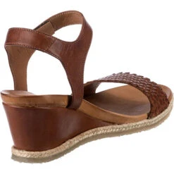 Leder Keilsandaletten - Braun -Schuhserien Laden 18859282 05