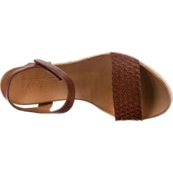 Leder Keilsandaletten - Braun -Schuhserien Laden 18859282 06