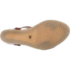 Leder Keilsandaletten - Braun -Schuhserien Laden 18859282 07