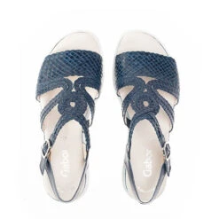 Gabor Plateau Sandale Plateau-Sandaletten - Blau 7 Gabor Plateau Sandale Plateau-Sandaletten - Blau -Schuhserien Laden 19699289 03