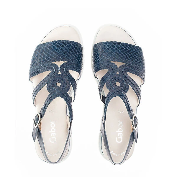 Gabor Plateau Sandale Plateau-Sandaletten - Blau 5 Gabor Plateau Sandale Plateau-Sandaletten - Blau – Bild 3