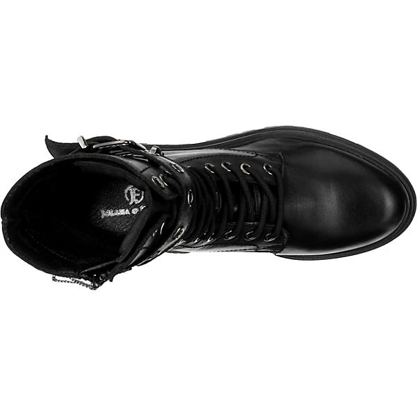 J&F Buckle Lace-Up Boots Mit Kettendetail - Schwarz 8 J&F Buckle Lace-Up Boots Mit Kettendetail - Schwarz – Bild 6