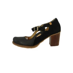 El Naturalista Damen Hochfrontpumps Pumps Picot N5114 Schwarz Black Leder Klassische Pumps - Schwarz -Schuhserien Laden 20006890 03