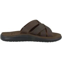 Teva Voya Slide Leather Pantolette Herren Pantoletten - Braun -Schuhserien Laden 21056035 03