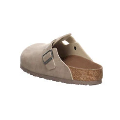Birkenstock Boston Veloursleder Vegan Pantoletten Normal - Taupe 15 Birkenstock Boston Veloursleder Vegan Pantoletten Normal - Taupe -Schuhserien Laden 21638651 05