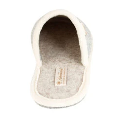 Erst Mal Kaffee Filzpantoffel - Grau -Schuhserien Laden 24513439 04