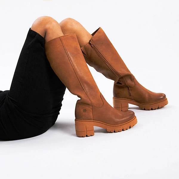 Apple Of Eden Paris Klassische Stiefel - Cognac 4 Apple Of Eden Paris Klassische Stiefel - Cognac – Bild 2