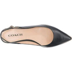 Coach Vae Leather Skimmer Sling-Ballerinas - Schwarz -Schuhserien Laden 25835789 06