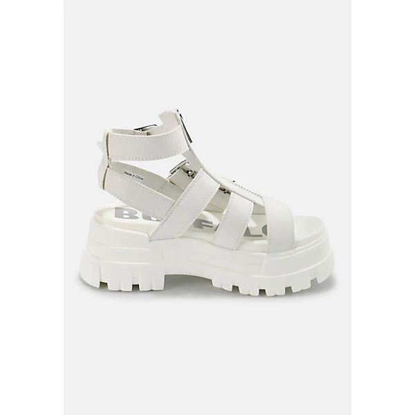 Buffalo Plateausandale GLD ZIP Plateau-Sandaletten - Weiß 6 Buffalo Plateausandale GLD ZIP Plateau-Sandaletten - Weiß – Bild 4