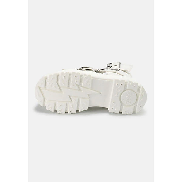 Buffalo Plateausandale GLD ZIP Plateau-Sandaletten - Weiß 8 Buffalo Plateausandale GLD ZIP Plateau-Sandaletten - Weiß – Bild 6