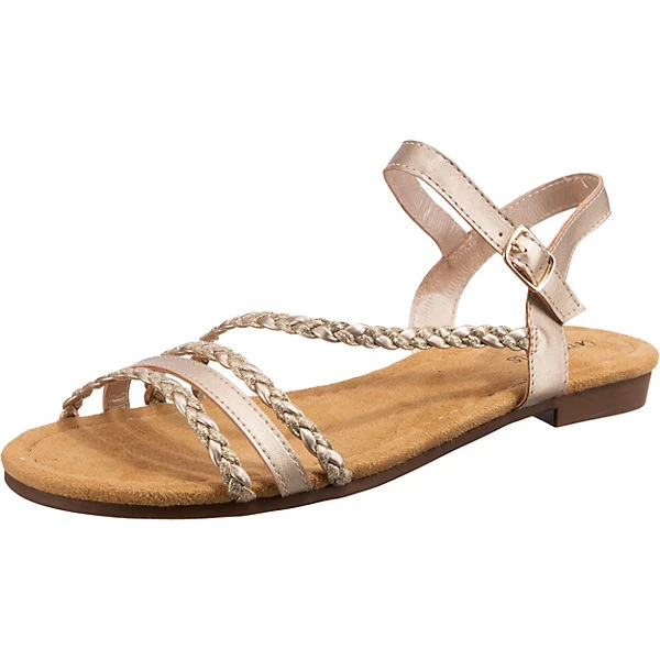 Sommer Riemchensandalen - Gold 3 Sommer Riemchensandalen - Gold