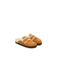 Veloursleder-Slip-On Mit Flauschigem Teddyfutter Hausschuhe -Schuhserien Laden 28874143 05