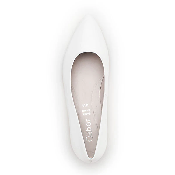 Gabor Elegante Pumps 21.440.21 Klassische Pumps - Weiß 3 Gabor Elegante Pumps 21.440.21 Klassische Pumps - Weiß