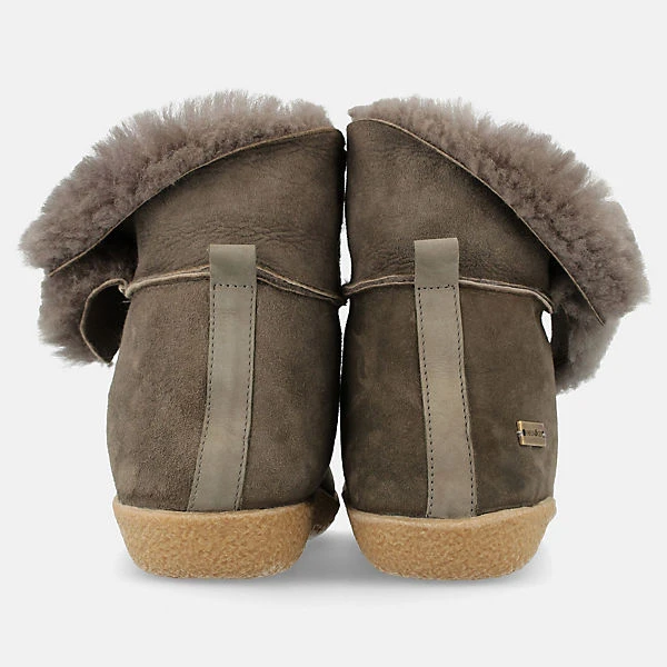 Haflinger Lemmi Lammfell Hausschuhe Stiefel Unisex 6 Haflinger Lemmi Lammfell Hausschuhe Stiefel Unisex – Bild 4