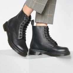 Dr. Martens 1460 Pascal W/zip Schnürstiefeletten - Schwarz 10 Dr. Martens 1460 Pascal W/zip Schnürstiefeletten - Schwarz -Schuhserien Laden 8564095 02