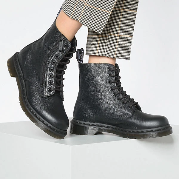 Dr. Martens 1460 Pascal W/zip Schnürstiefeletten - Schwarz 4 Dr. Martens 1460 Pascal W/zip Schnürstiefeletten - Schwarz – Bild 2